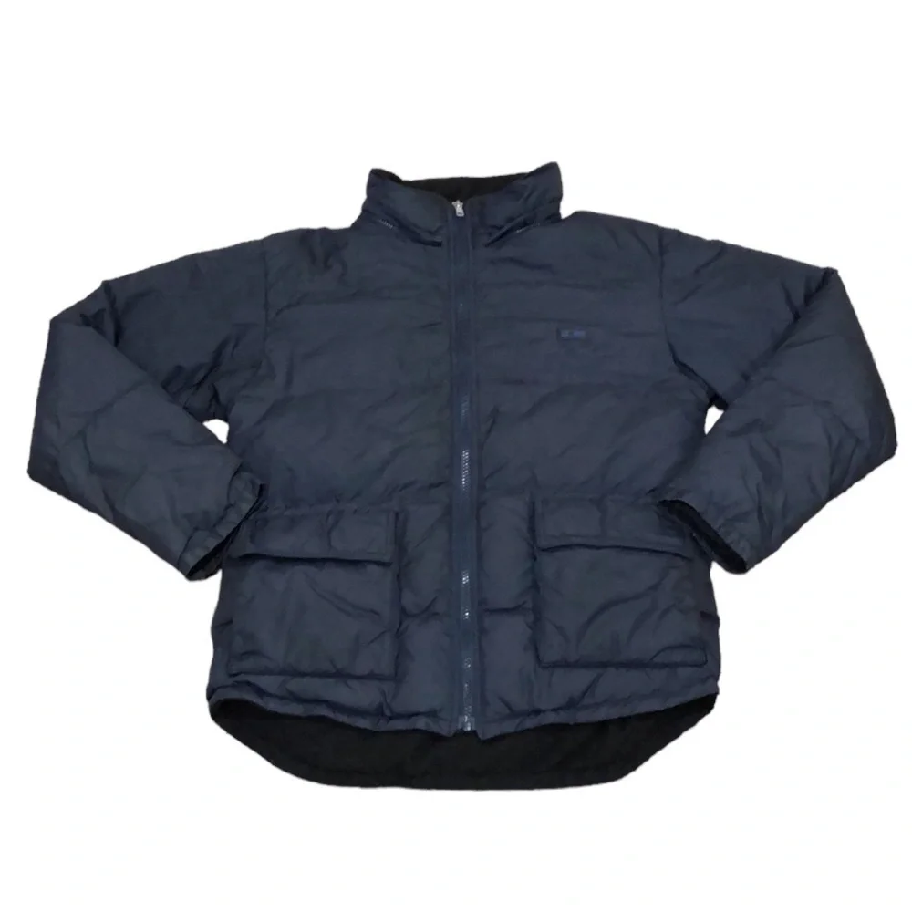 Ralph Lauren Down Puffer Jacket Size 12 Navy Blue